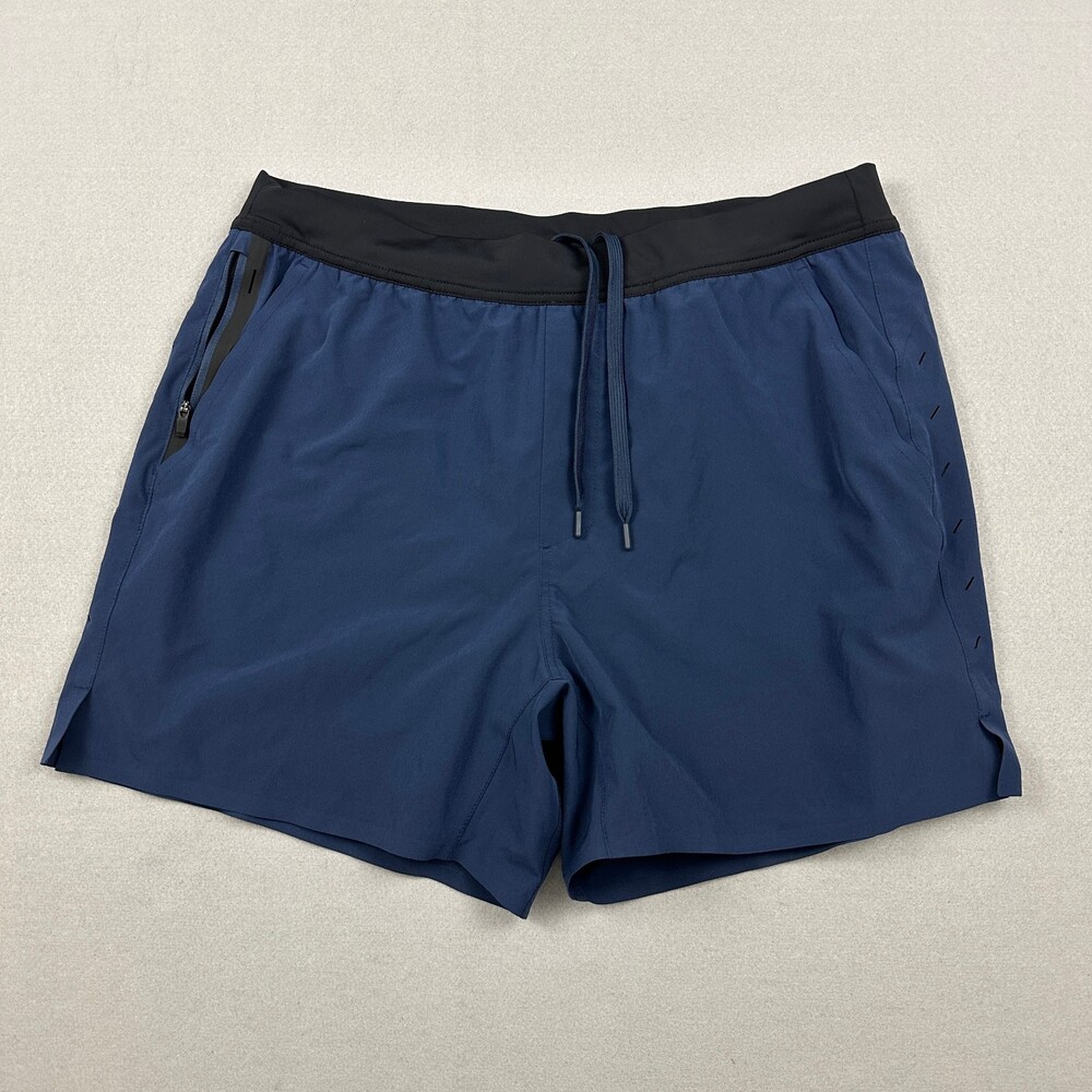 Ten Thousand Shorts Men XL Blue Solid Workout Athletic Compression Liner